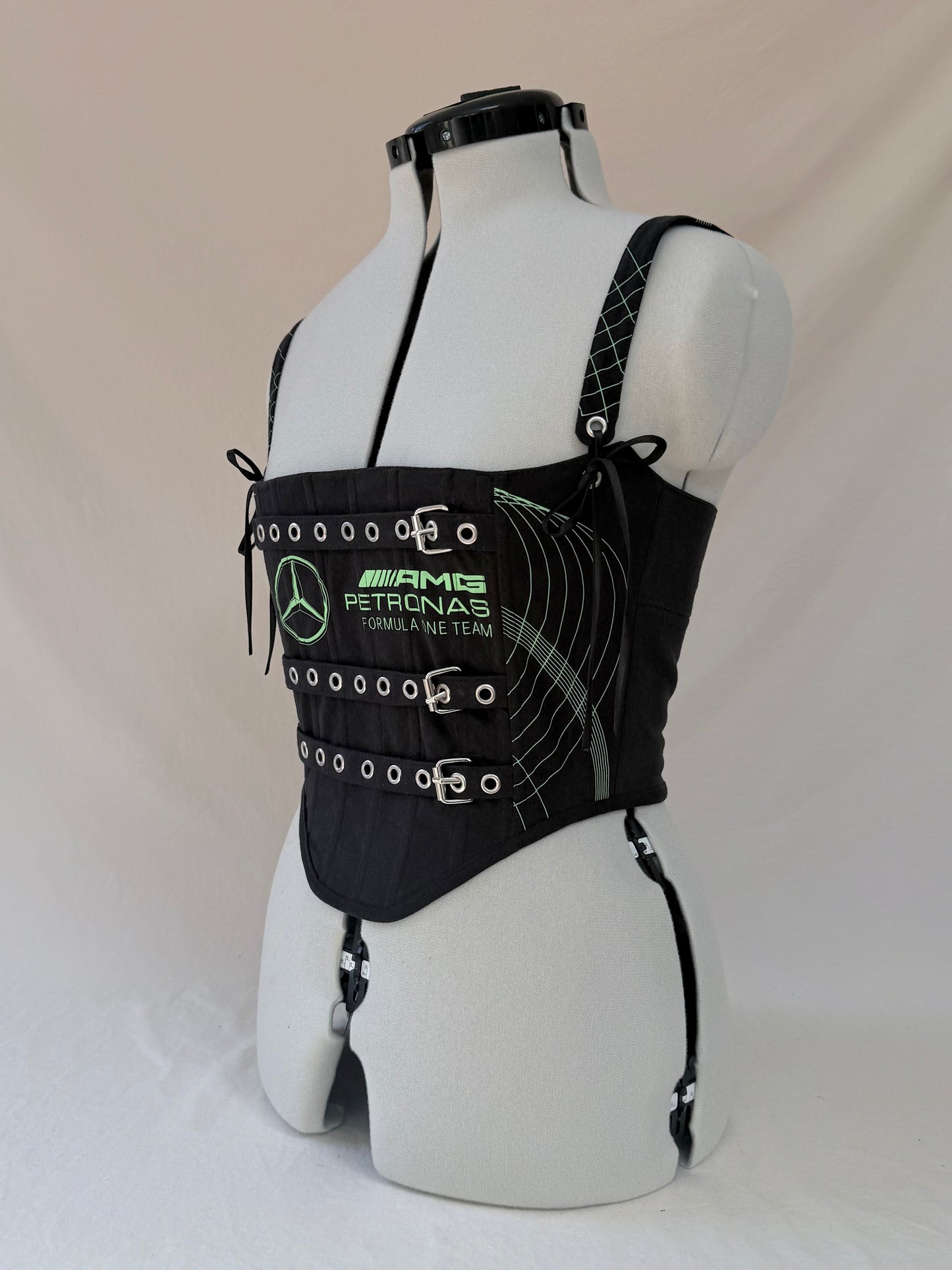 Mercedes Reworked back lacing corset - S