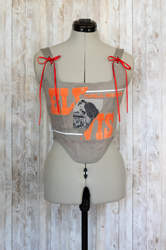 Reworked Elvis cropped back lacing coset XXS