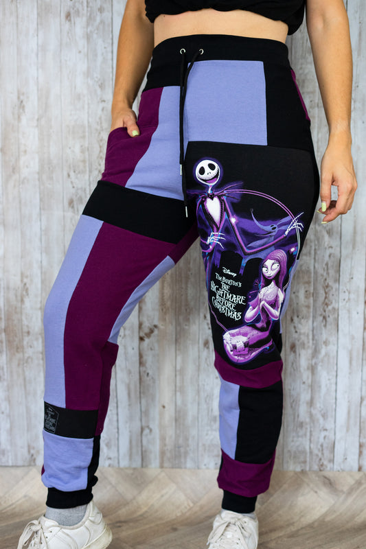 Reworked Nightmare before Christmas Joggers - S