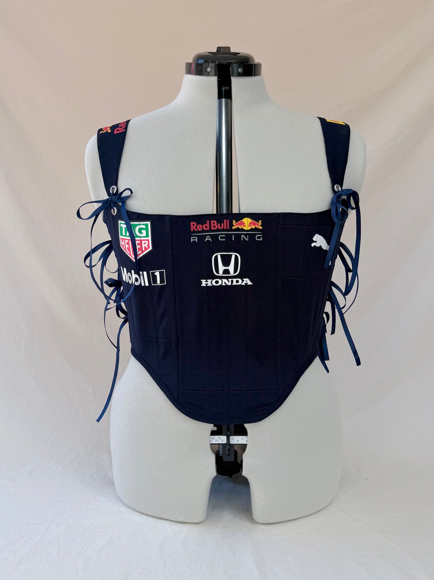 Redbull Reworked cropped back lacing corset - M/L