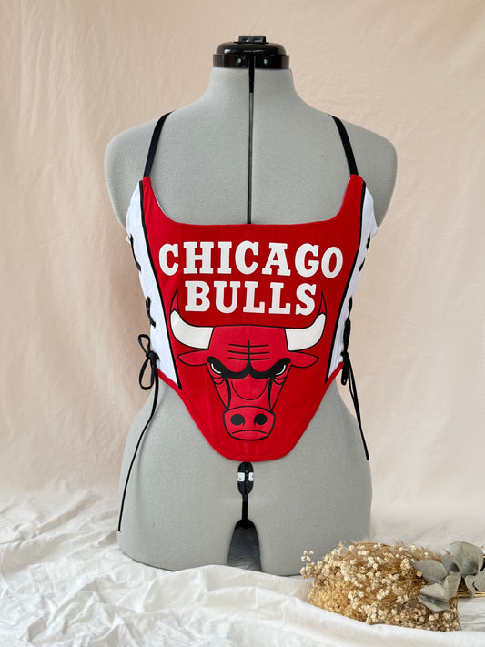 Reworked Bulls back lacing corset - XS/S