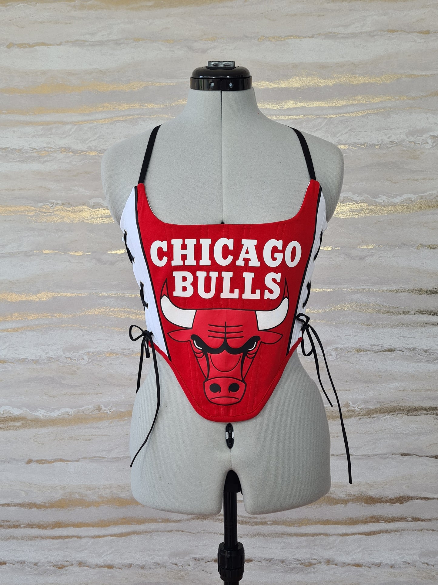 Reworked Bulls back lacing corset - XS/S