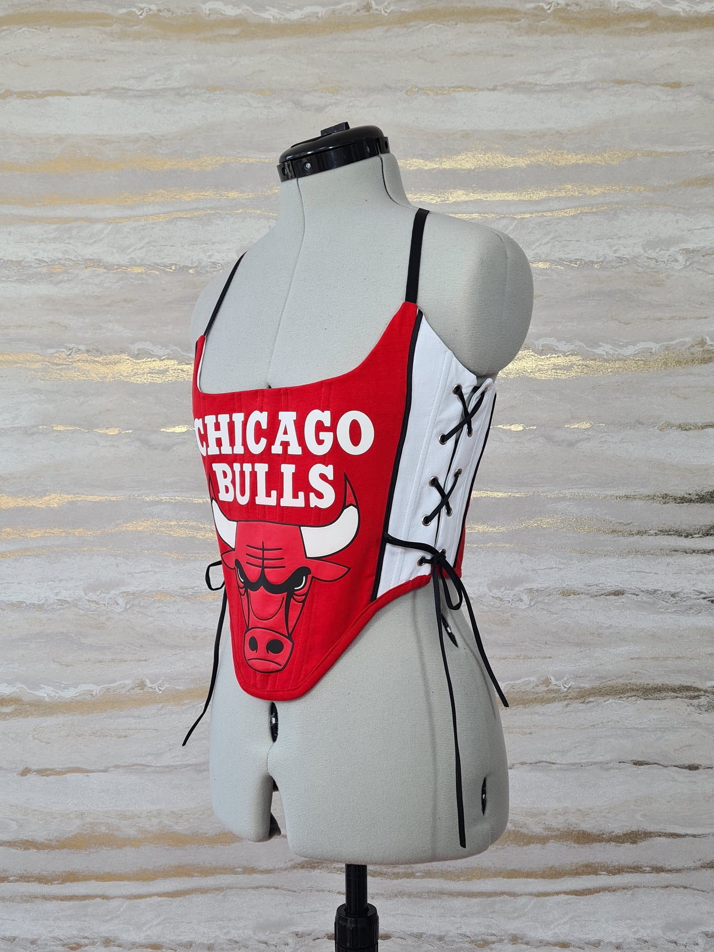 Reworked Bulls back lacing corset - XS/S