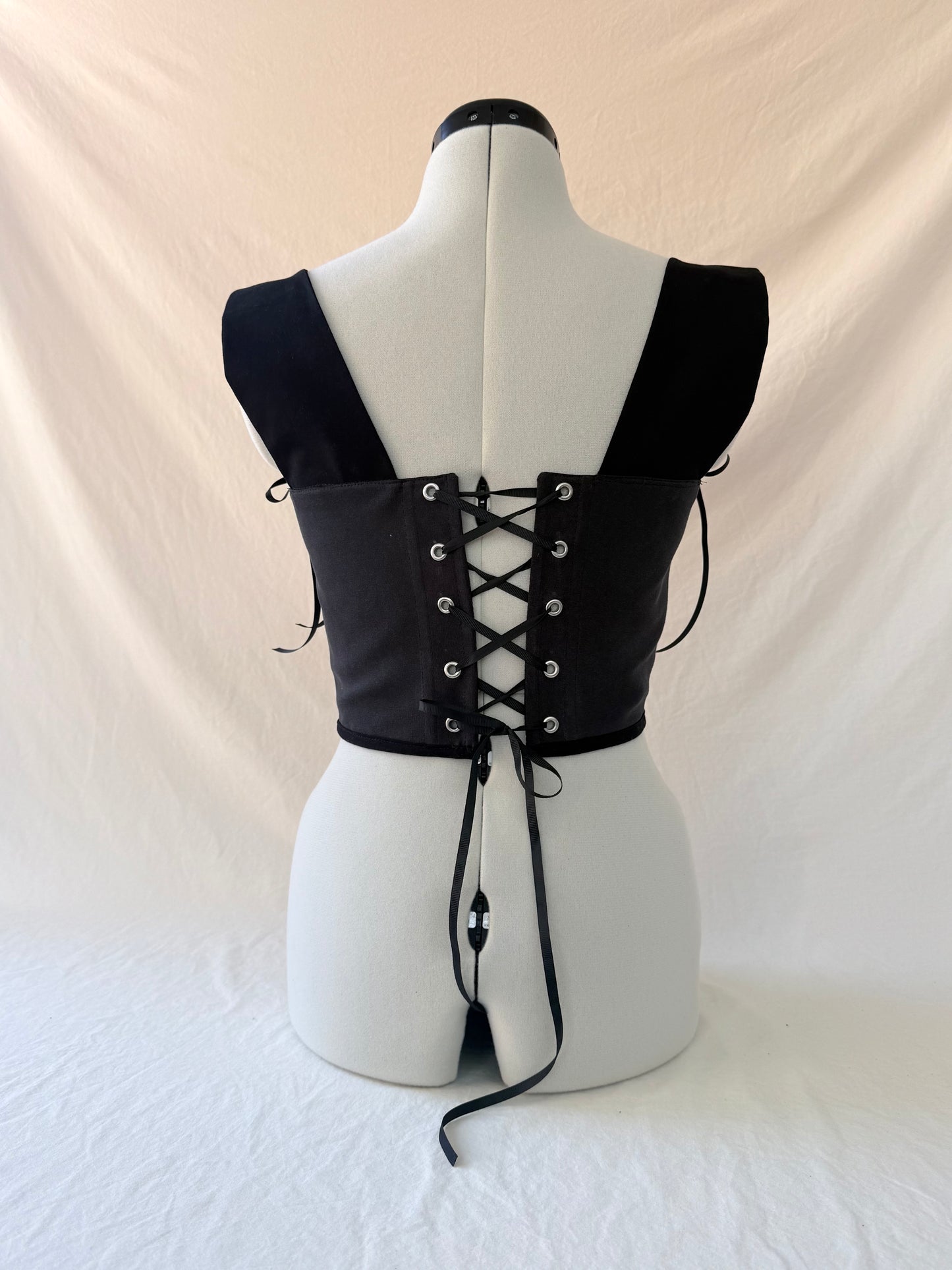 Mercedes Reworked back lacing corset - XS-S