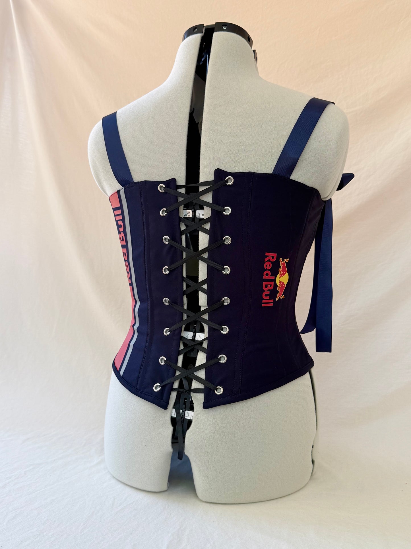 RedBull Reworked back lacing corset - S-M