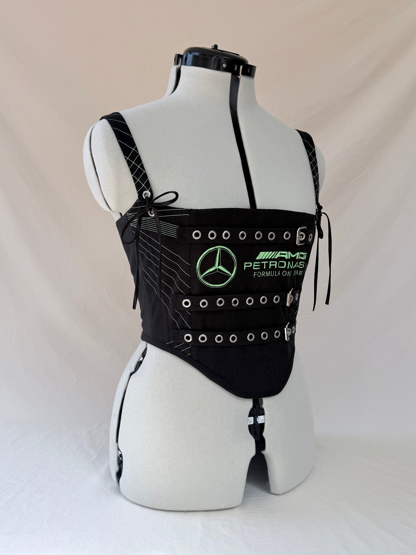 Mercedes Reworked back lacing corset - S