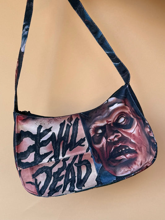 Reworked Evil Dead shoulder bag sample