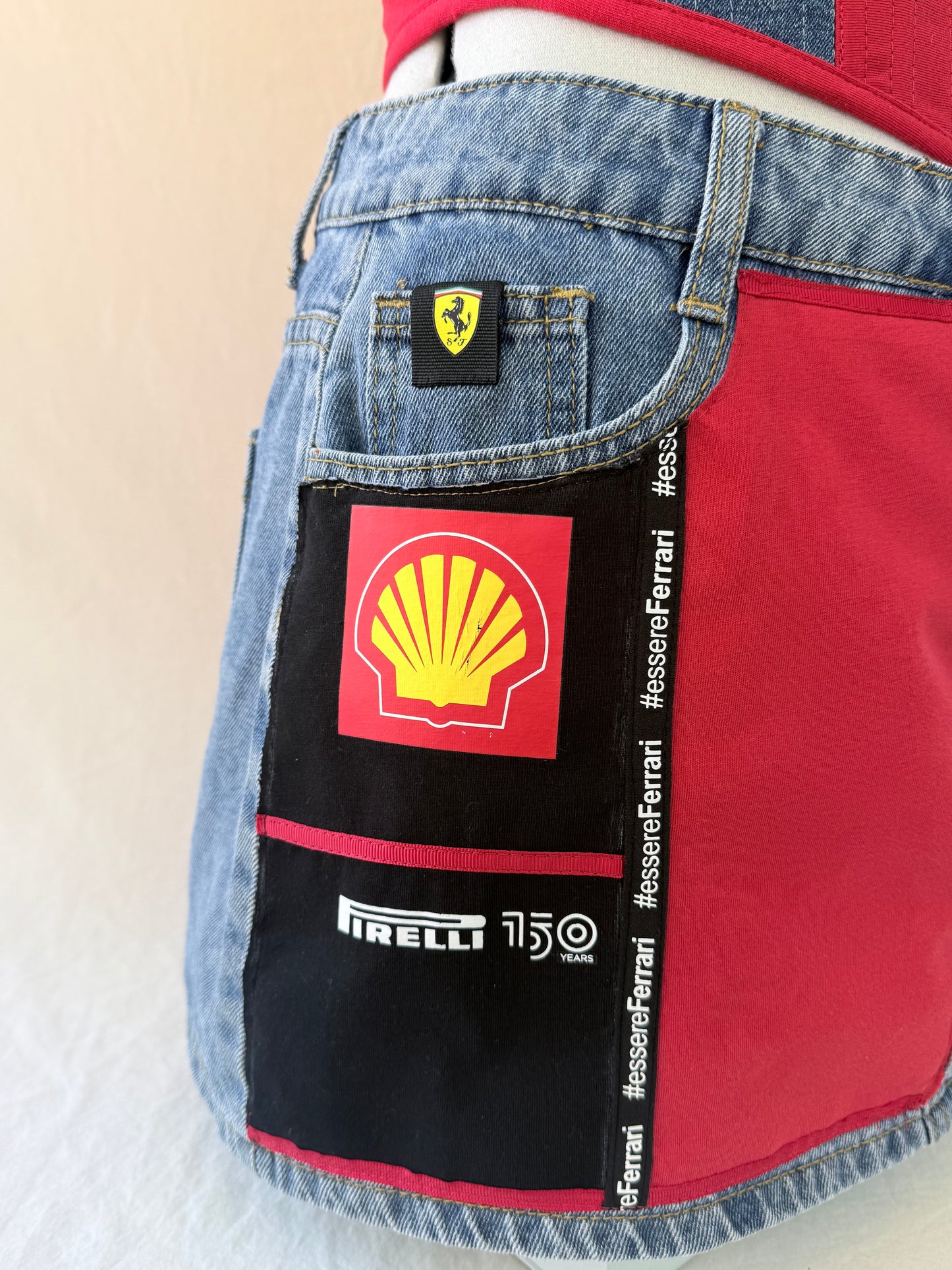 Ferrari Reworked matching denim set - XS-S