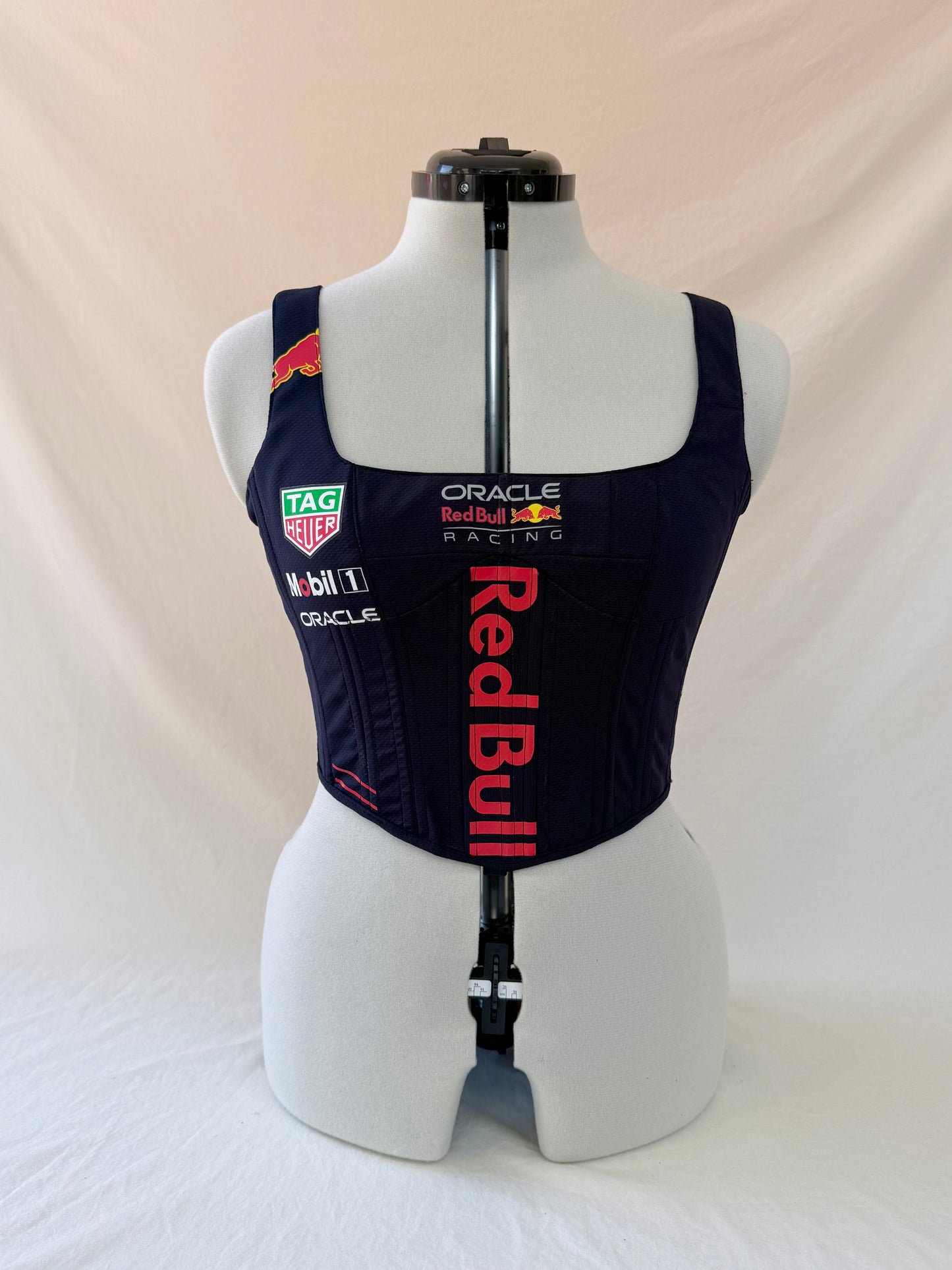 Redbull Reworked back lacing corset - S