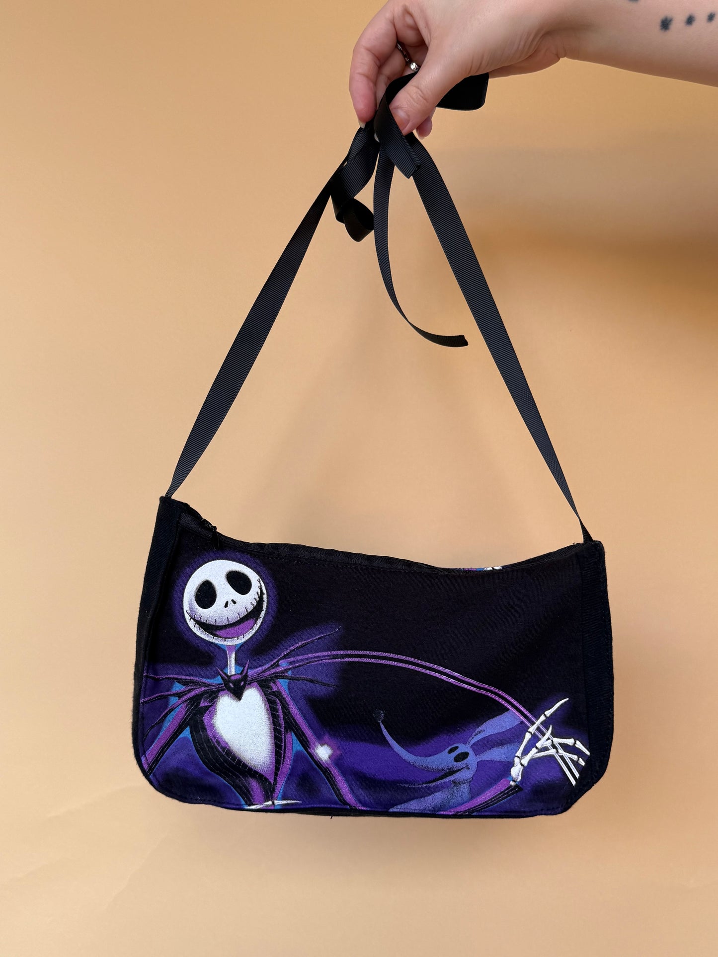 Reworked The Nightmare before Christmas shoulder bag sample