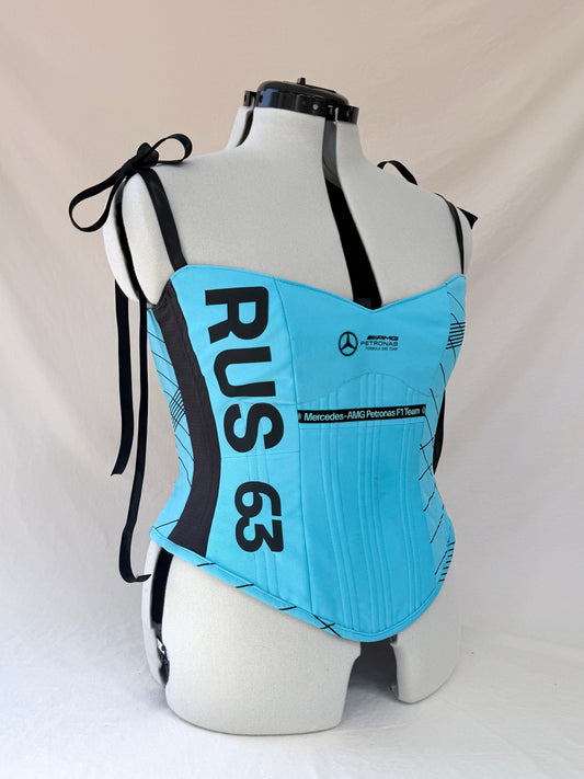 Mercedes Russell Reworked back lacing corset - M-L