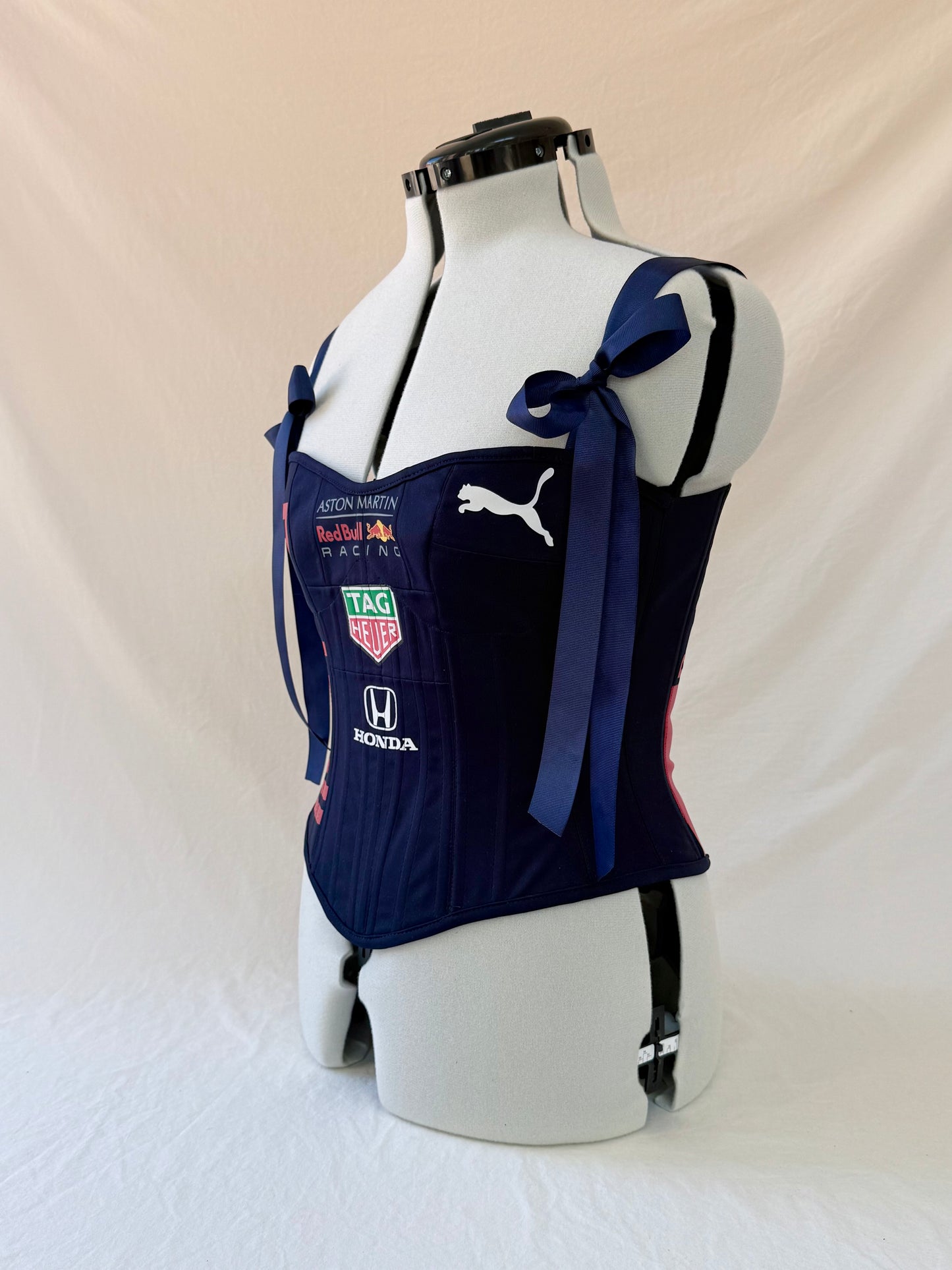 RedBull Reworked back lacing corset - S-M