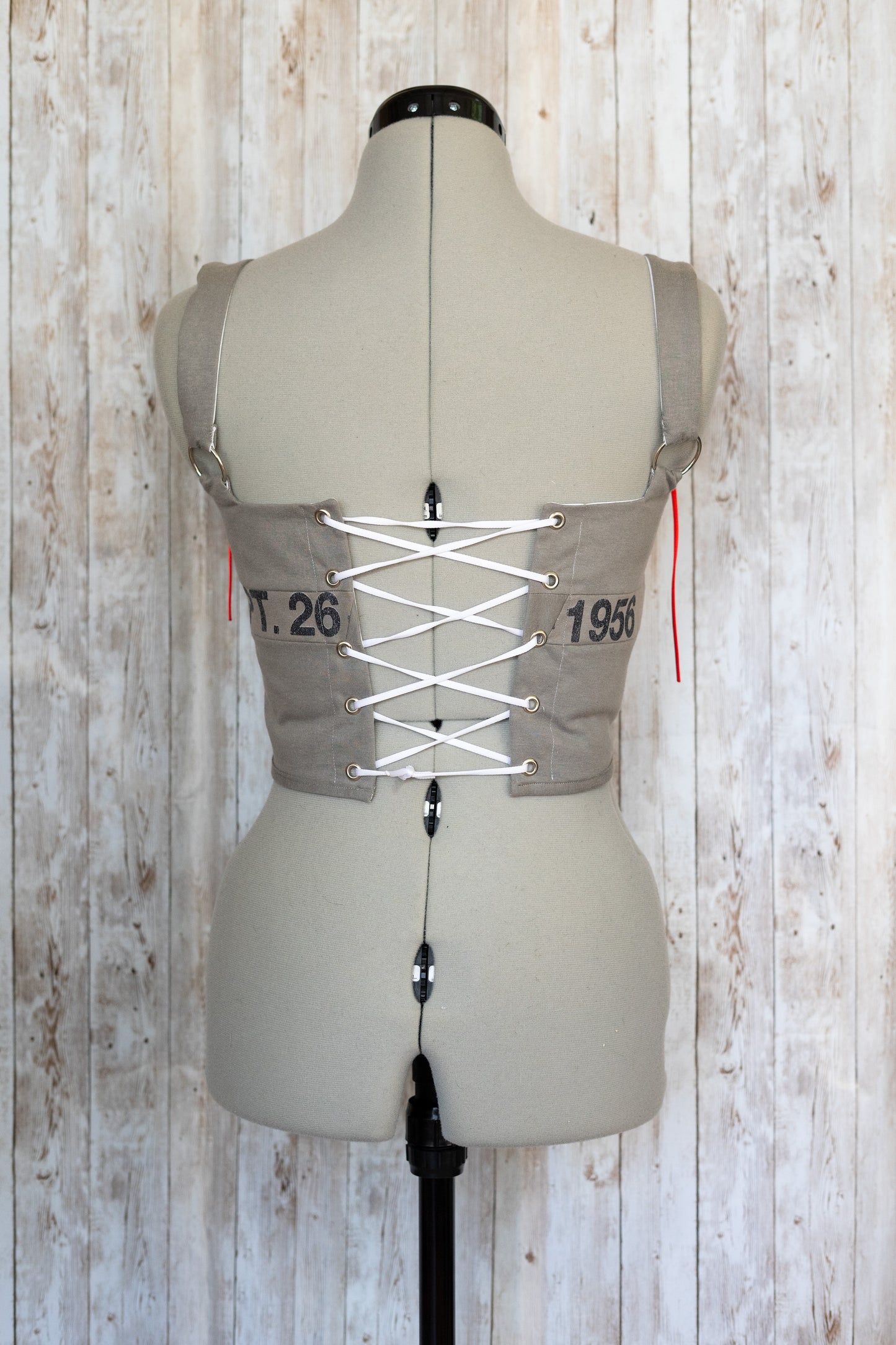 Reworked Elvis cropped back lacing coset XXS