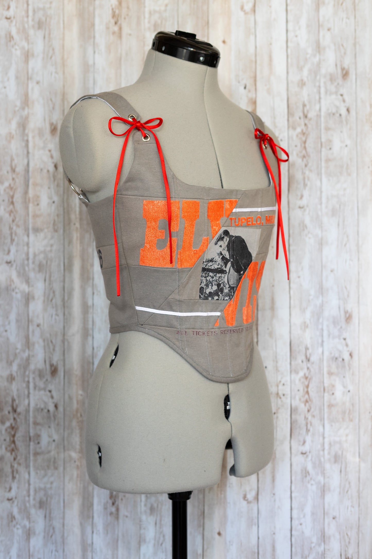 Reworked Elvis cropped back lacing coset XXS