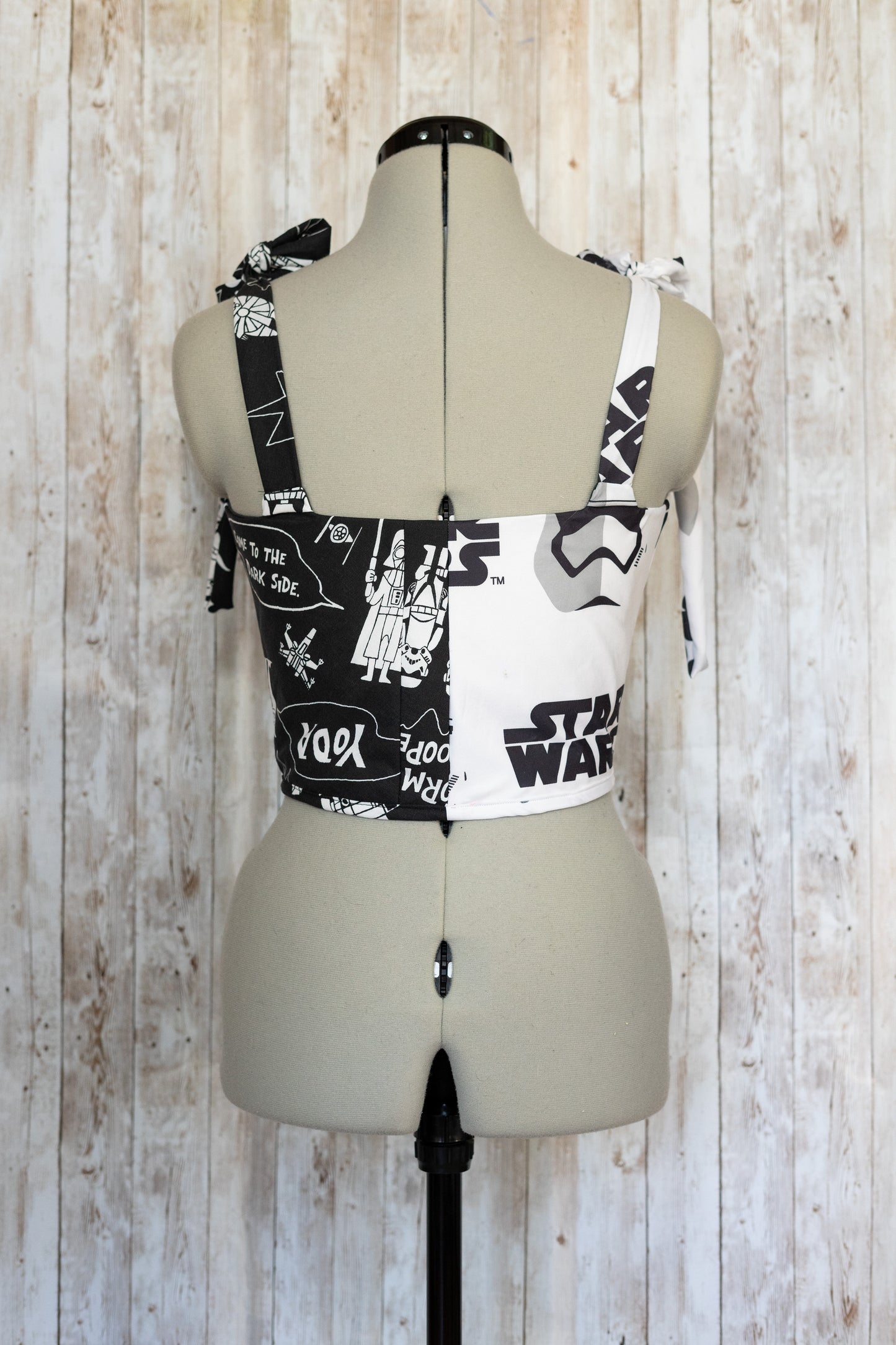 Reworked Star Wars waistcoat corset - XS