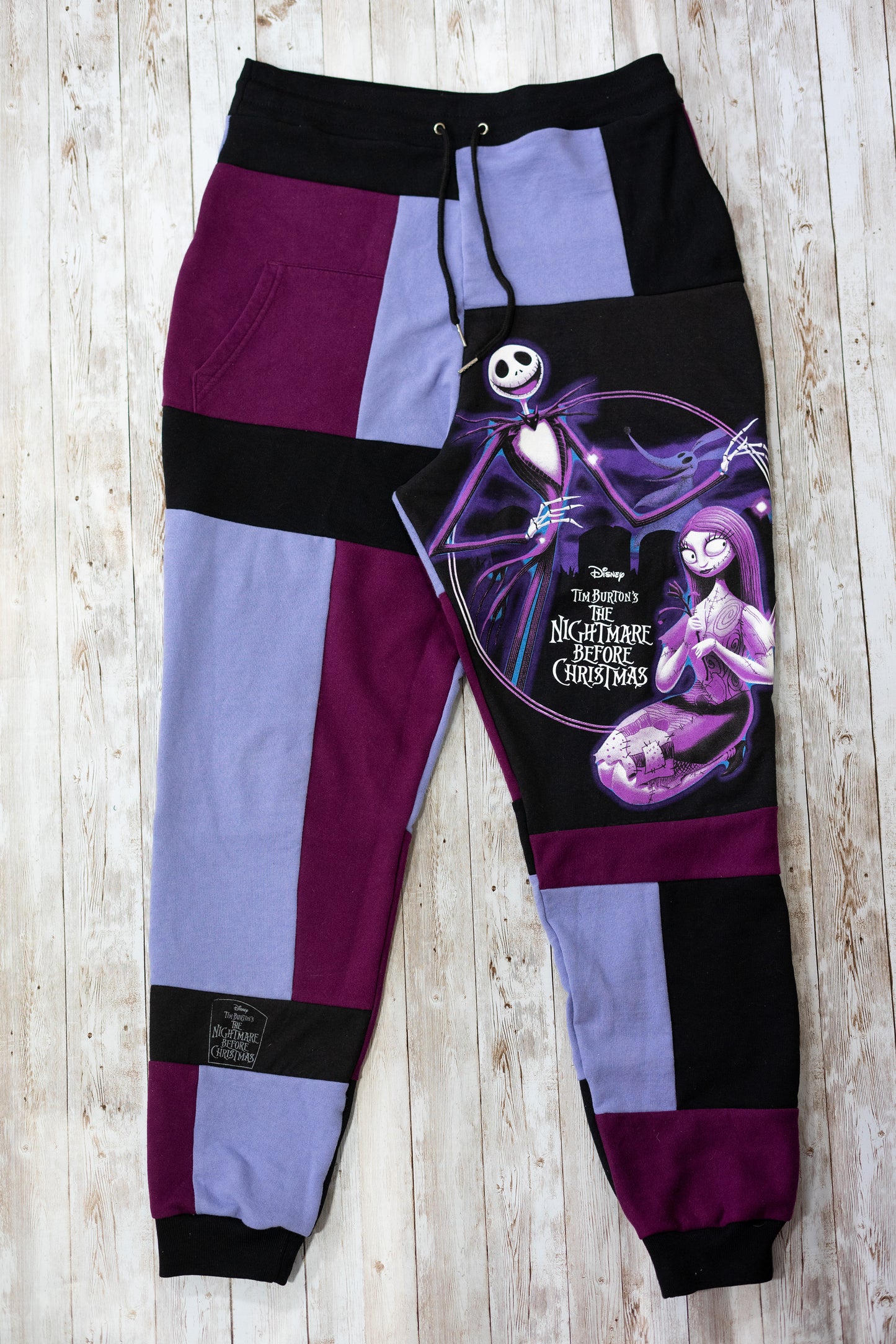 Reworked Nightmare before Christmas Joggers - S