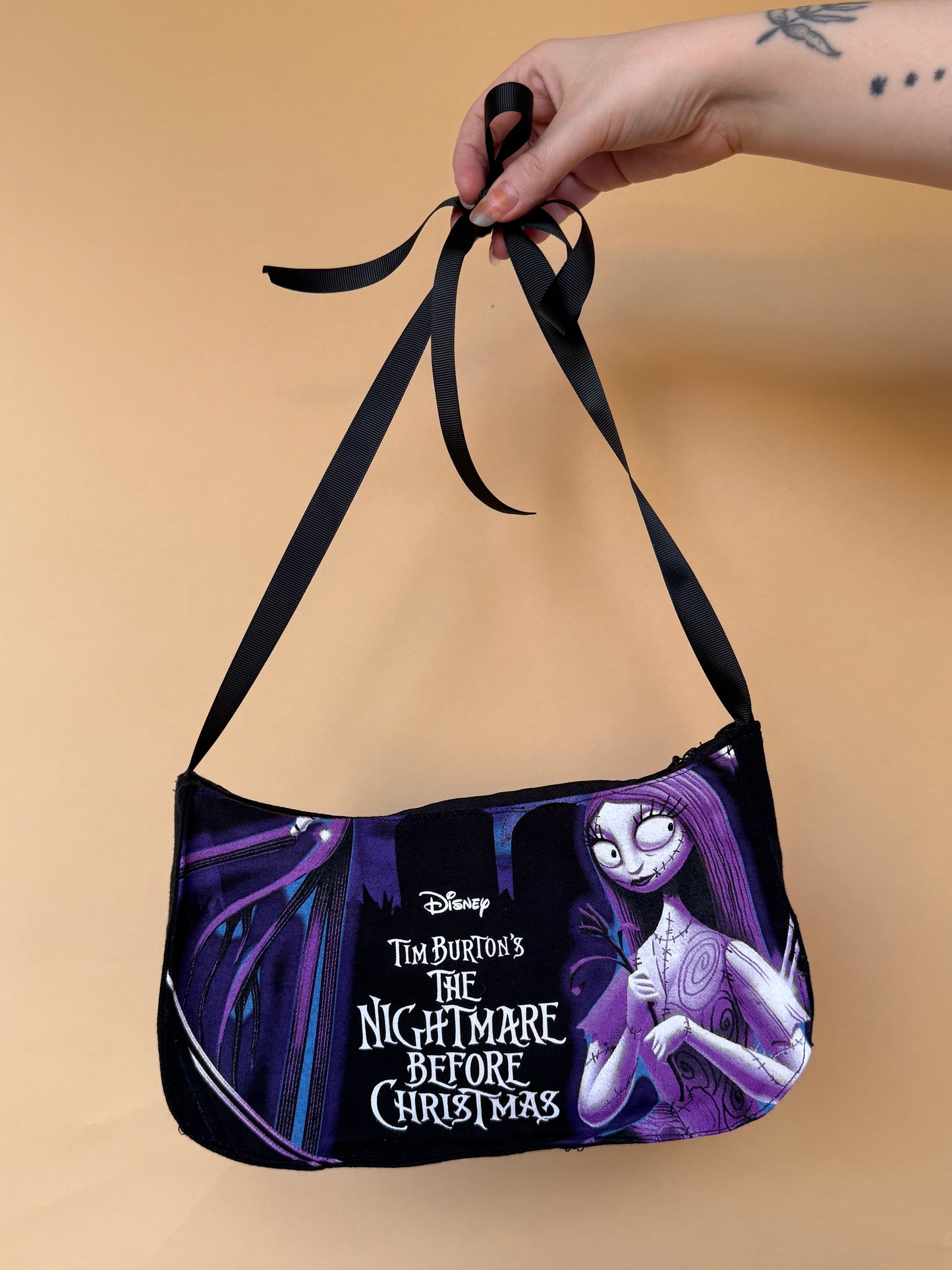 Reworked The Nightmare before Christmas shoulder bag sample