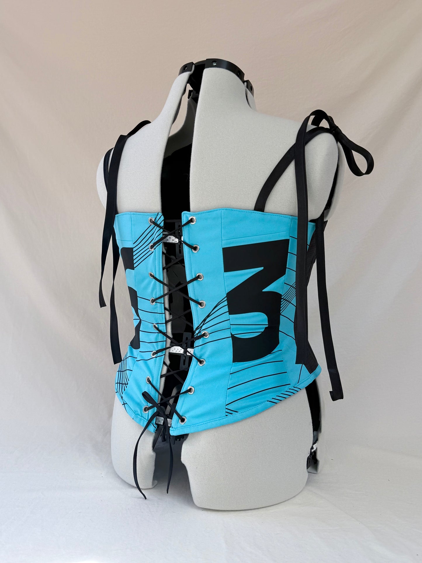 Mercedes Russell Reworked back lacing corset - M-L
