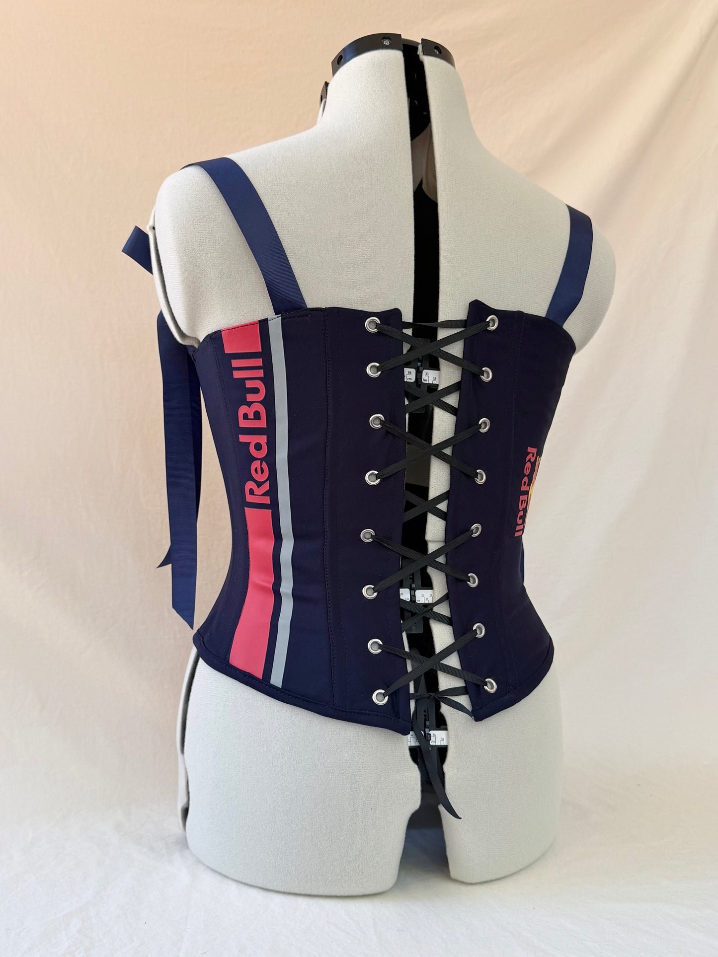 RedBull Reworked back lacing corset - S-M