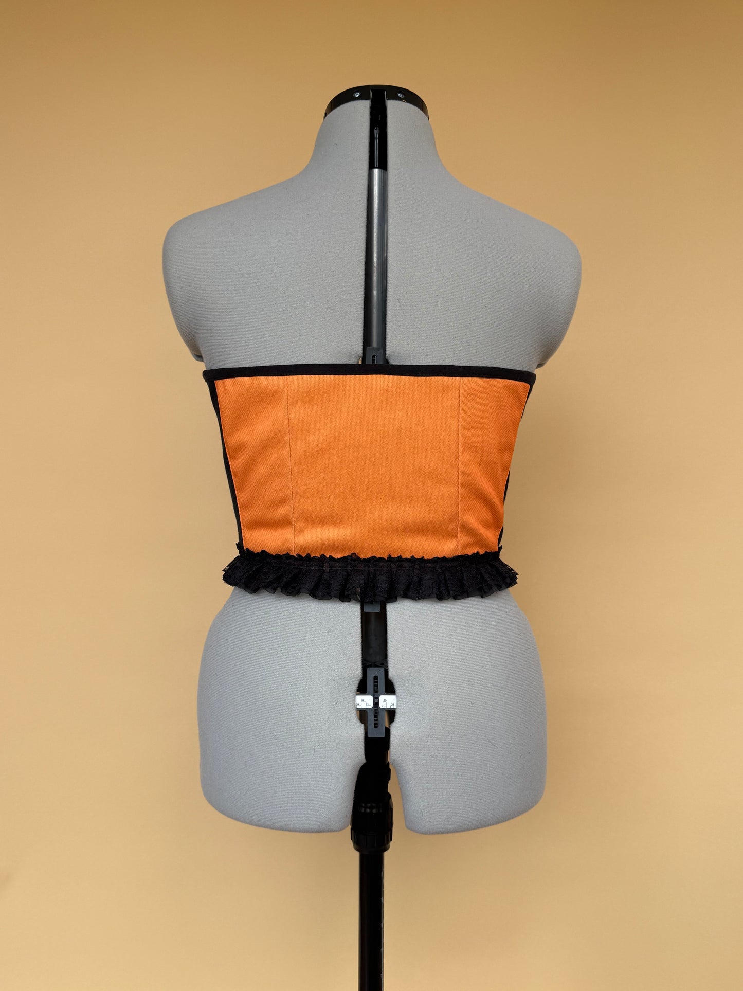 Sample McLaren frilly corseted belt - S